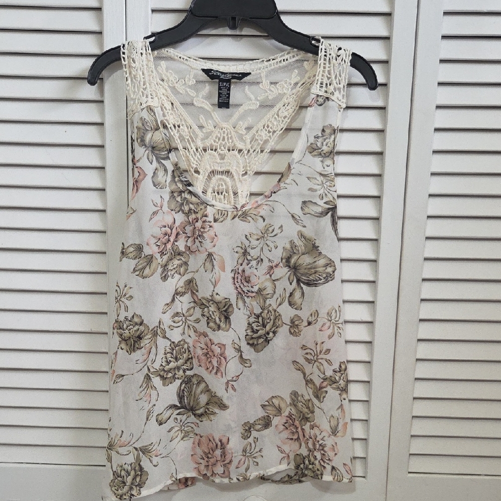 Streetwear Society Cream Sleeveless Tank Top